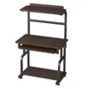 Escritorio de Computadora Escritorio Simple Mesa Pequeña Puede Soportar Host Impresora Mesa Integrada Hogar Dormitorio Apartamento Pequeño Escritorio de Escritura