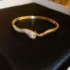Pulseira Ajustável Flor Rombo Zircônia Vazada Leve Luxo High-End Pulseira Fashion Versátil Simples