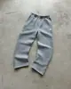 Calça Jogger Casual Esportiva de Cor Sólida, Moda de Rua Retro Europeia e Americana Y2K Hip-Hop com Punhos com Zíper