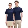 Playeras tipo polo publicitarias, Camisas de manga corta de verano para cultura corporativa, Ropa de trabajo, Uniformes escolares, Playeras sencillas de negocios, Camisas de manga corta con cuello