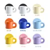 Caneca Robusta de Cerâmica com Logo Personalizado, Caneca de Cerâmica com Design Criativo, Esmalte Colorido, Padrão Estampado a Quente, Popular Online