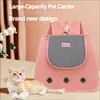 Bolsa de Transporte Respirável para Gatos em Tecido Oxford, Bolsa de Viagem Portátil de Grande Capacidade para Gatos e Cães Pequenos