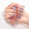 Fabricante de Pegatinas para Uñas Plataforma Transfronteriza Suministro de Alta Calidad Artesanía Láser 3D Estampado en Caliente Película para Esmalte de Uñas Pegatina para Uñas