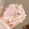 Goma para el Cabello Dulce y Versátil para Niñas, Estilo Coreano, Estilo Perezoso, Tamaño Extra Grande, Adecuada para Cabello Grueso, Banda Elástica de Alta Elasticidad para Peinados de Moño