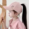 Sombrero de Protección Solar que Hace que la Cara Parezca Más Pequeña, Gorra de Béisbol con Abertura para Cola de Caballo para Mujer, Sombrero de Sol de Verano Abierto con Protección UV, Gorra de Béisbol Deportiva Casual