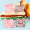 Serie de Herramientas para Construir Molde para Galletas Molde para Galletas de Dibujos Animados 3D Arcilla DIY Impresión de Simulación Cortador de Galletas Frutas