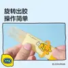 Pegamento Sólido Triangular Deli Nusai NS144-Q Qiu Gu Man 8g/pieza para Manualidades de Estudiantes