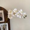 Nueva flor artificial de phalaenopsis de 9 cabezas flor artificial sala de estar decoración del hogar ventana de hotel decoración de boda Juanhua