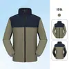 Venta al mayoreo del fabricante: Prenda exterior cortavientos con cuello alto reforzado, para otoño e invierno, chaqueta cálida para exteriores, ropa de trabajo con bloques de color