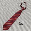 Corbata Libre Japonesa JK de Tokio Camisa a Juego para Estudiante Femenina y Masculina Uniforme Raya Roja Fotografía de Rendimiento Marca H Tendencia