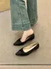 Primer Encuentro con la Suave Brisa de Otoño: Elegantes Zapatos de Tacón Bajo Suave, Nuevos Zapatos de Satén Estilo Hada para Otoño, Zapatos Franceses para Mujer para Ir al Trabajo