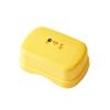 Caixa de Sabão Pato Amarelo com Tampa Caixa de Sabão com Drenagem Suporte de Sabão para Banheiro Dormitório de Estudante Caixa de Sabão Flip