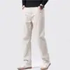Calça Casual de Algodão Puro Masculina Shanggu Primavera e Outono 2026 Nova Leve Business Slim Fit Que Aumenta a Altura e Emagrece Calça Reta