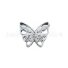 Set de Aretes de Mariposa Coloridos de Titanio F136 con Zirconia Marquise Uñas de Labios Titanio G23 Joyería para Perforación Uñas de Hueso de Cabeza de Oreja