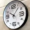 Relógio de Parede de Quartzo Silencioso Sem Tique-taque Relógio de Pendurar Decoração para Quarto Sala de Estar Casa