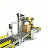 Taller de fábrica máquina flejadora totalmente automática de banda de PP, máquina de empaque horizontal, brazo robótico de enfardado totalmente automático, robot paletizador