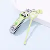 Colher de Ouvido com Design de Patinha de Gato Fofa, Cortador de Unhas de Desenho Animado, Conjunto com Design de Corrente, Limpeza do Canal Auditivo Sem Machucar os Ouvidos, Manicure e Organizado