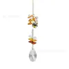 Atrapasol de Cristal con Forma de Abeja 3D Adorno Colgante Festival de la Abeja Decoración de Jardín Suministro Mayorista Transfronterizo Cristal Blanco