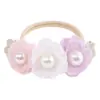 Moda Europea y Americana Niños Flor de Cabeza Creativa Nailon Alta Elasticidad Accesorios para el Cabello Diadema Foto Bebé Flor Artificial