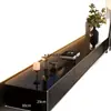 Mueble de TV Modelo Nuevo 2025 Gabinete de Pie para Sala de Estar, Mueble de TV Negro de Gama Alta para Apartamentos Pequeños, Gabinete de Pie Estilo Estrecho