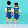 Traje de Baloncesto Infantil Niños y Niñas Estampado Número Jardín de Infancia Estudiantes de Primaria China No.23 Manga Corta Jersey de Competición