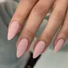 Manicura de Color Sólido con Punta Aliexpress Comercio Exterior Manicura Rosa Transparente Uñas Portátiles DIY Uñas de Gota de Agua Fabricante Mayorista