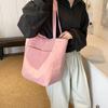 Bolsa de trabalho de grande capacidade Bolsa de tecido Oxford de estilo coreano feminino All-match Casual Nova Moda Bolsa de Ombro de Verão