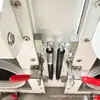 Caja de guantes de vacío de acero inoxidable personalizada, anaeróbica de doble cámara, apertura completa, caja de guantes de laboratorio con gas inerte nitrógeno
