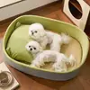 Cama de Verano para Gatos para Todas las Estaciones, Cama de Dormir Segura y Cómoda para Perros Pequeños y Medianos, Cama Alfombra Refrigerante para Gatos con Almohada, Venta al por Mayor