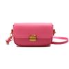 Bolsa de Axila Retro com Textura de Cera de Óleo Nova da Primavera de 2025 Moda Feminina Mais Fácil de Combinar Uma Alça Ombro Transversal Pequena Quadrada para o Dia a Dia