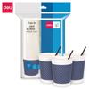 Copo de Papel Descartável Deli 19212 Copo para Degustação Copo para Beber 280ml Papel de Polpa de Bambu com Palito Mexedor