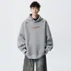 Moletom Masculino com Estampa de Letras Outono/Inverno 2026, Blusa Fashion Tendência Oversized Personalizada para Adolescentes