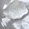Atacado 20mm Borda Enrolada Flor de Rododendro Pétalas de Vidro DIY Artesanal Acessórios de Cabelo Hanfu Materiais de Pente de Cabelo Estilo Antigo