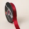 Fita de Poliéster Monocromática de 2,5cm Fita para Laço de Caixa de Presente Material de Embalagem para Buquê Fita de Cetim para Bolo Fita DIY para Confeitaria