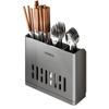 Caja de almacenamiento para palillos de cocina colgante de pared sin perforaciones escurridor jaula para palillos multifuncional estante para palillos de encimera al por mayor