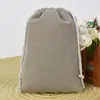 Bolsa de franela al por mayor, bolsa de embalaje de joyas con cordón, bolsa de almacenamiento para auriculares, bolsa de franela negra grande, bolsa de punto
