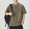 Ropa para Hombre Fengshe / Nuevo Verano 2026 Camiseta para Hombre con Cuello Henry, Popular Camiseta de Manga Corta con Tejido Jacquard