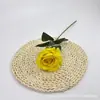 Flor Artificial Acacia Rosa Terciopelo Rama Única Transfronteriza Material de Flor para Decoración de Salón de Bodas Rosa de San Valentín Flor Artificial Flor de Seda