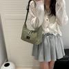 2026 Verano Nuevo Bolso Tote Cruzado de Gran Capacidad Estilo Japonés Bolso Simple para Debajo del Brazo Marca de Moda Bolso de Hombro Versátil para Hombres y Mujeres