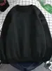 Colección nueva otoño/invierno 2026 transfronteriza: Camisetas de color liso, manga larga, cuello redondo, corte holgado para hombre y mujer, ropa exterior moderna, sudaderas versátiles y a la moda