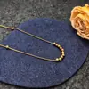 Collar de Bolas Personalizado Estilo Lujo Sencillo Nuevo Producto Transfronterizo para Mujer Acero de Titanio Dorado Versátil Nicho Estilo Europeo y Americano
