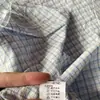 Camisa Masculina de Seersucker Xadrez Manga Curta Estilo Americano, Camisa Casual de Lapela para Verão, Jaqueta Versátil Retrô de Corte Amplo para Casal