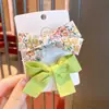 Colección Primavera 2026 Estilo Chino Pinza para el Cabello con Lazo y Borla de Princesa Accesorios para el Cabello de Niñas Tocado Hanfu Pinzas para el Cabello Estilo Chino para Niños