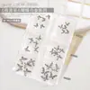 Acessórios para Unhas Contas de Aço Cor Dourada, Prateada, Branca K Contas de Aço Borboleta Contas de Aço Metálicas Borboleta Mini Caixa de 6 Compartimentos Decorações para Unhas