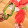 Molde Criativo para Bandeja de Frutas Fatiador de Melancia Forma de Picolé de Sorvete Molde de Prensa de Frutas de Aço Inoxidável Ferramenta de Fatiar