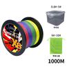 Línea de pesca de comercio exterior Shihe de 8 colores con puntos monocromáticos, multimetro, línea de PE, línea de pesca de caballo fuerte, lote de línea de pesca Luya