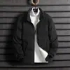 Chaqueta de Algodón Gruesa con Cuello Alto y Forro de Lana de Cordero L-8XL para Hombre, Abrigo de Algodón de Marca Tendencia Otoño e Invierno para Parejas