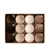 Bolas de Natal Envoltas em Tecido de Comércio Exterior Mais Vendidas para Decoração de Interiores Enfeites de Árvore de Natal DIY Bolas de Natal de Tecido em Estoque