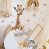 Comercio exterior jirafa nubes estrellas dormitorio sala de estar porche armario dormitorio decoración del hogar pegatinas de pared autoadhesivas lote