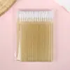 Pincel de Labios de Varilla de Cristal Pincel de Labios Portátil Pincel para Brillo de Labios Bastoncillo de Algodón para Glaseado de Labios Palillo Limpiador de Mousse para Pestañas